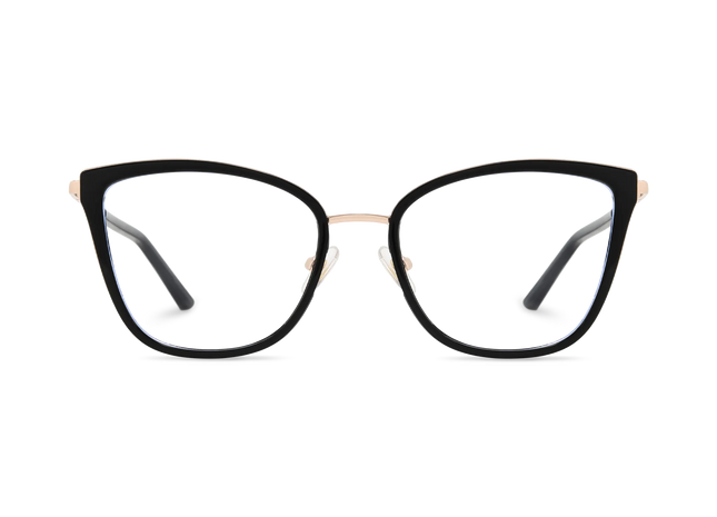 Eydology Alora Women's Black Cat Eye Glasses 2