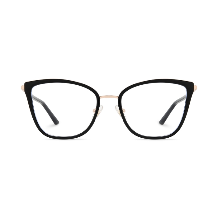 Eydology Alora Women's Black Cat Eye Glasses 2