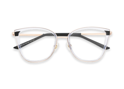 Eydology Alora Women's Clear Cat Eye Glasses 1