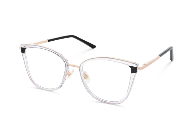 Eydology Alora Women's Clear Cat Eye Glasses 3