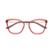 Eydology Alora Women's Crystal Red Cat Eye Glasses 1