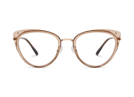 Eydology Amora Clear Brown Glasses 2