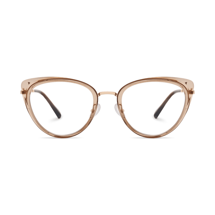 Eydology Amora Clear Brown Glasses 2
