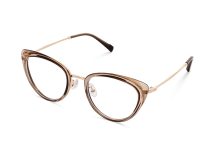 Eydology Amora Clear Brown Glasses 3