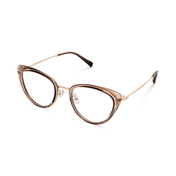 Eydology Amora Clear Brown Glasses 3