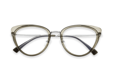 Eydology Amora Clear Green Glasses 1