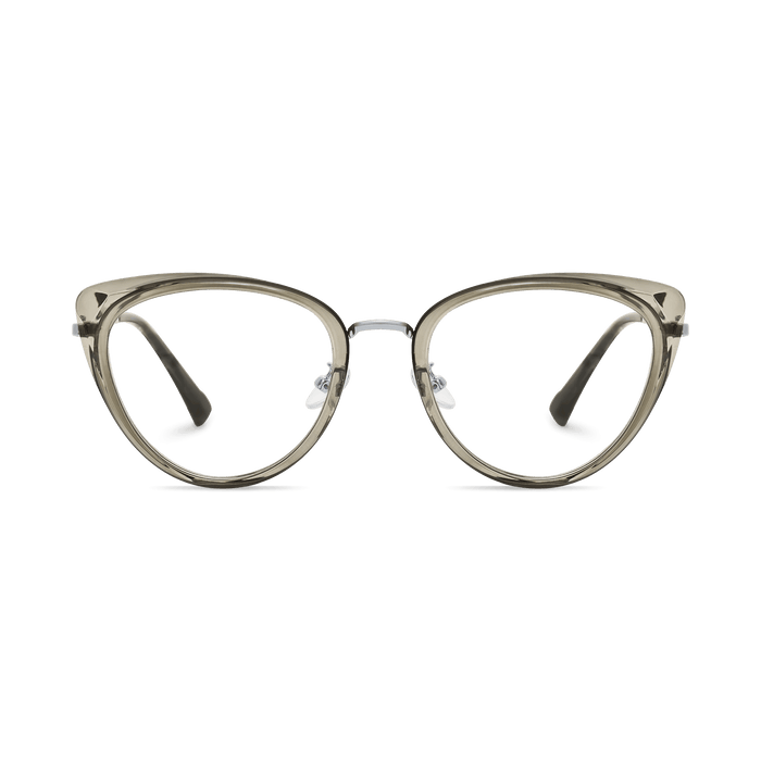 Eydology Amora Clear Green Glasses 2