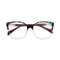 Eydology Annabelle Blue Tortoise Women's Cat Eye Glasses 1