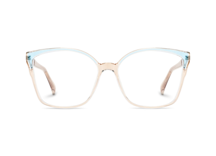 Eydology Annabelle Crystal Brown Women's Cat Eye Glasses 2