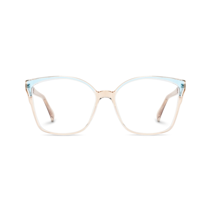 Eydology Annabelle Crystal Brown Women's Cat Eye Glasses 2