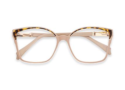 Eydology Annabelle Khaki Women's Cat Eye Glasses 1