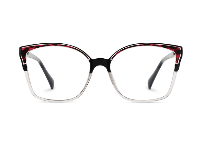 Eydology Annabelle Red Tortoise Women's Cat Eye Glasses 2