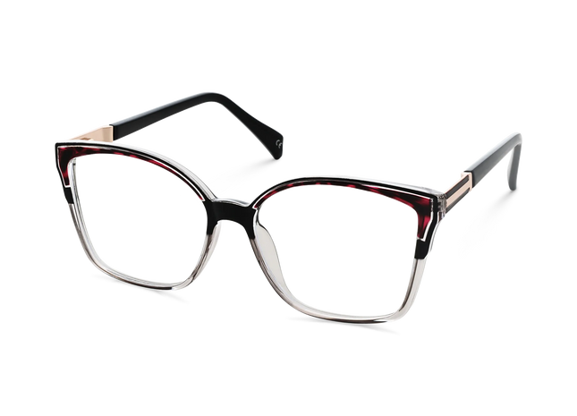 Eydology Annabelle Red Tortoise Women's Cat Eye Glasses 3