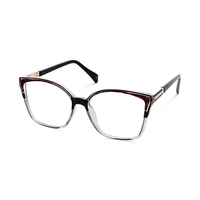 Eydology Annabelle Red Tortoise Women's Cat Eye Glasses 3