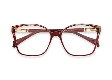 Eydology Annabelle Red Women's Cat Eye Glasses 1