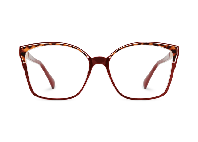 Eydology Annabelle Red Women's Cat Eye Glasses 2