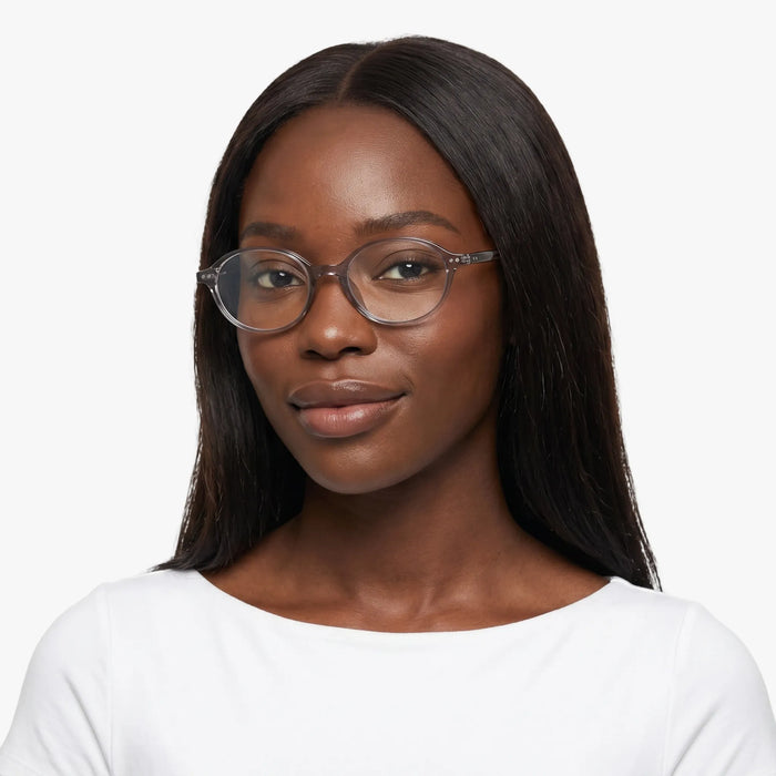 Eydology Ansley Clear Grey Glasses 4