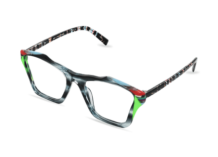 Eydology Arabella Dark Blue Demi Glasses 2