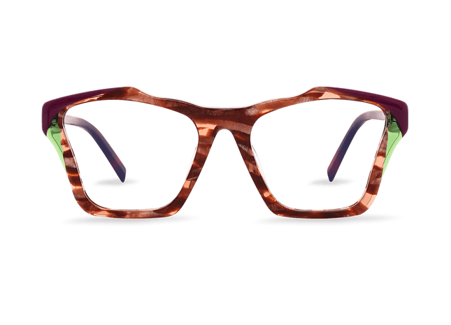 Eydology Arabella Orange Tortoise Glasses 1