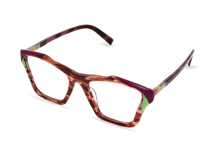 Eydology Arabella Orange Tortoise Glasses 2