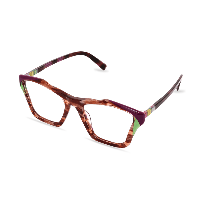 Eydology Arabella Orange Tortoise Glasses 2