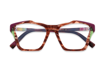 Eydology Arabella Orange Tortoise Glasses 3