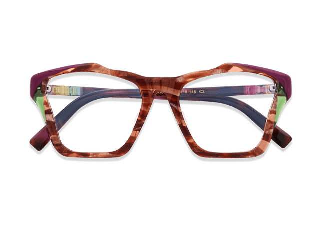 Eydology Arabella Orange Tortoise Glasses 3