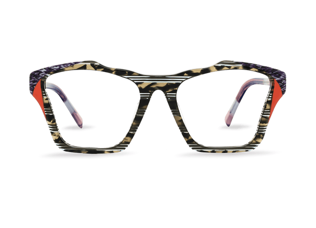 Eydology Arabella Stripes Glasses 1