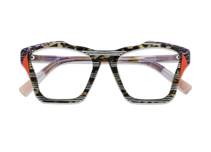 Eydology Arabella Stripes Glasses 3