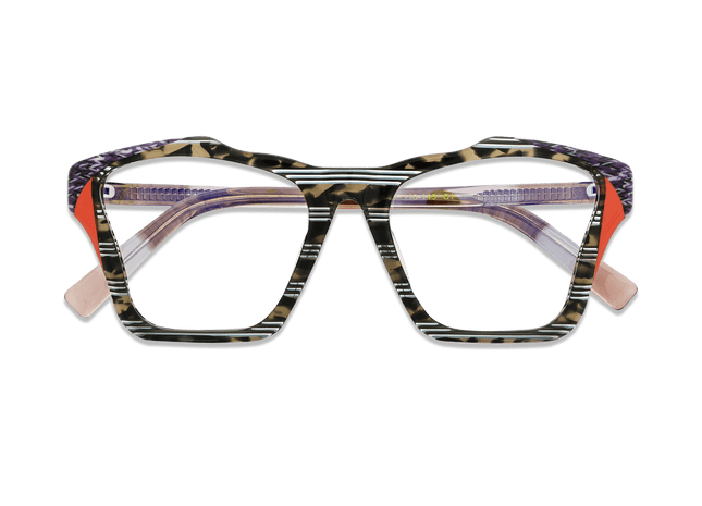 Eydology Arabella Stripes Glasses 3