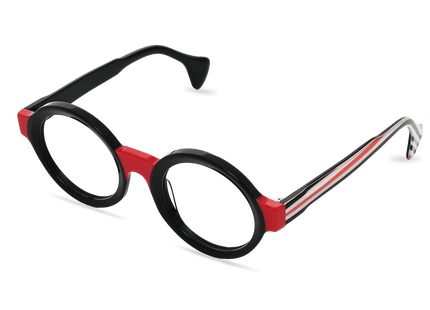 Eydology Araceli Black w Red Glasses 2