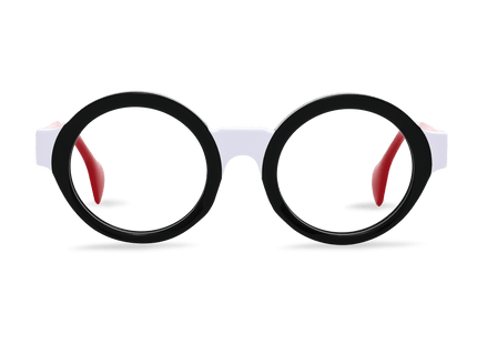 Eydology Araceli Black w White Glasses 1