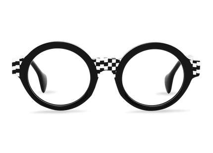 Eydology Araceli Checkerboard Glasses 1