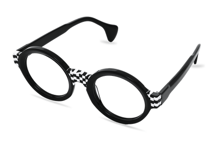 Eydology Araceli Checkerboard Glasses 2