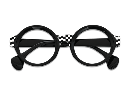 Eydology Araceli Checkerboard Glasses 3