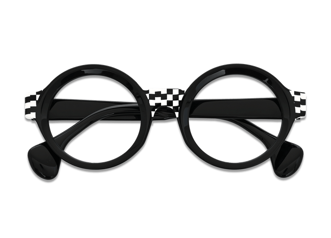 Eydology Araceli Checkerboard Glasses 3