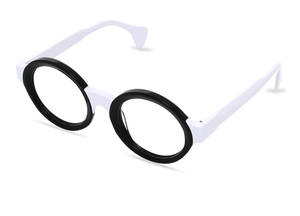 Eydology Araceli White Glasses 2