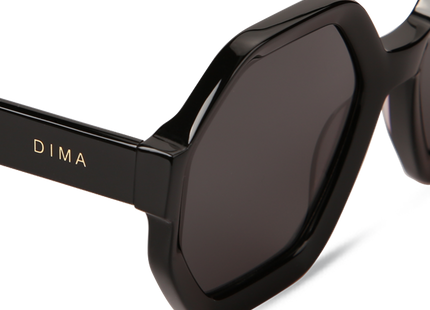 Eydology Aria Black Frame Grey Lens Sunglasses 5