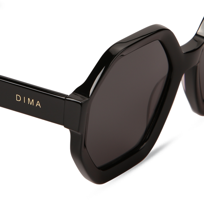 Eydology Aria Black Frame Grey Lens Sunglasses 5