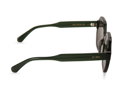 Eydology Aria Crystal Green Frame Green Lens Sunglasses 4