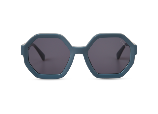 Eydology Aria Dark Blue Frame Dark Blue Lens Sunglasses 1