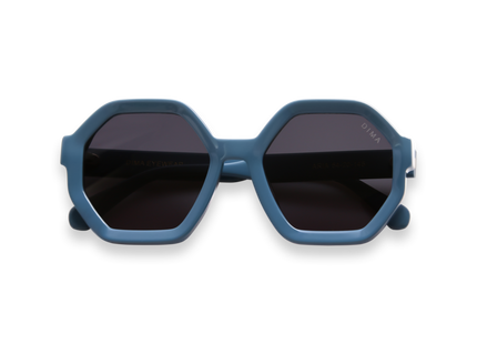 Eydology Aria Dark Blue Frame Dark Blue Lens Sunglasses 2