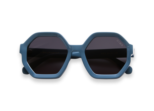 Eydology Aria Dark Blue Frame Dark Blue Lens Sunglasses 2