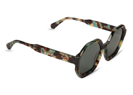 Eydology Aria Green Tortoise Frame G15 Lens Sunglasses 3