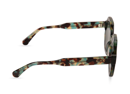 Eydology Aria Green Tortoise Frame G15 Lens Sunglasses 4