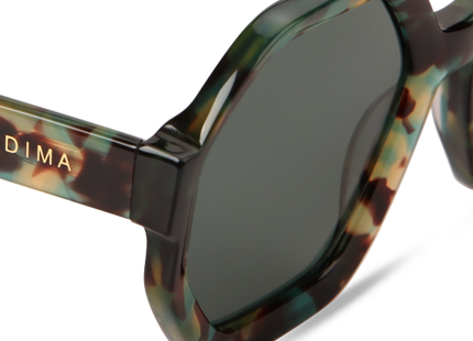 Eydology Aria Green Tortoise Frame G15 Lens Sunglasses 5