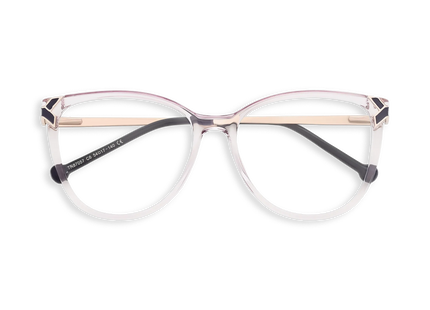 Eydology Ariella Crystal Light Purple Glasses 1