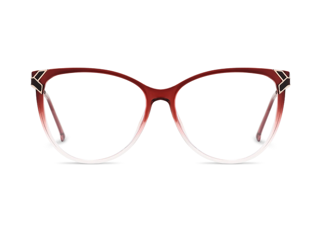 Eydology Ariella Red to Pink Glasses 2