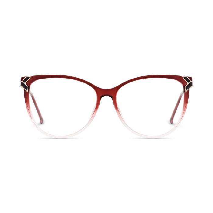 Eydology Ariella Red to Pink Glasses 2