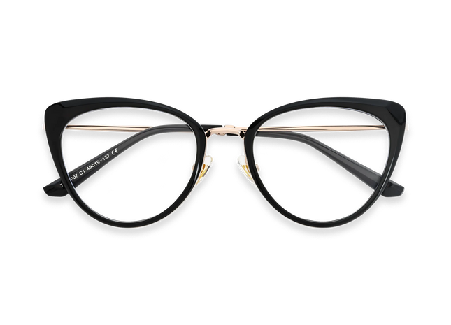 Eydology Ashton Black Glasses 1